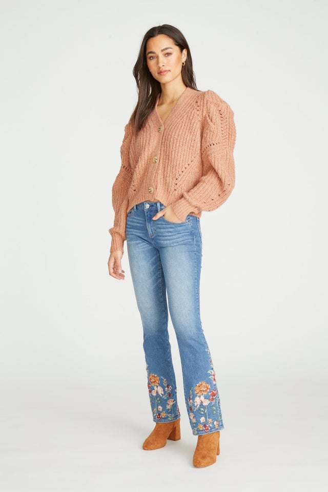Embroidered Driftwood Denim | The Kama Connection Embroidered Driftwood Denim | The Kama Connection